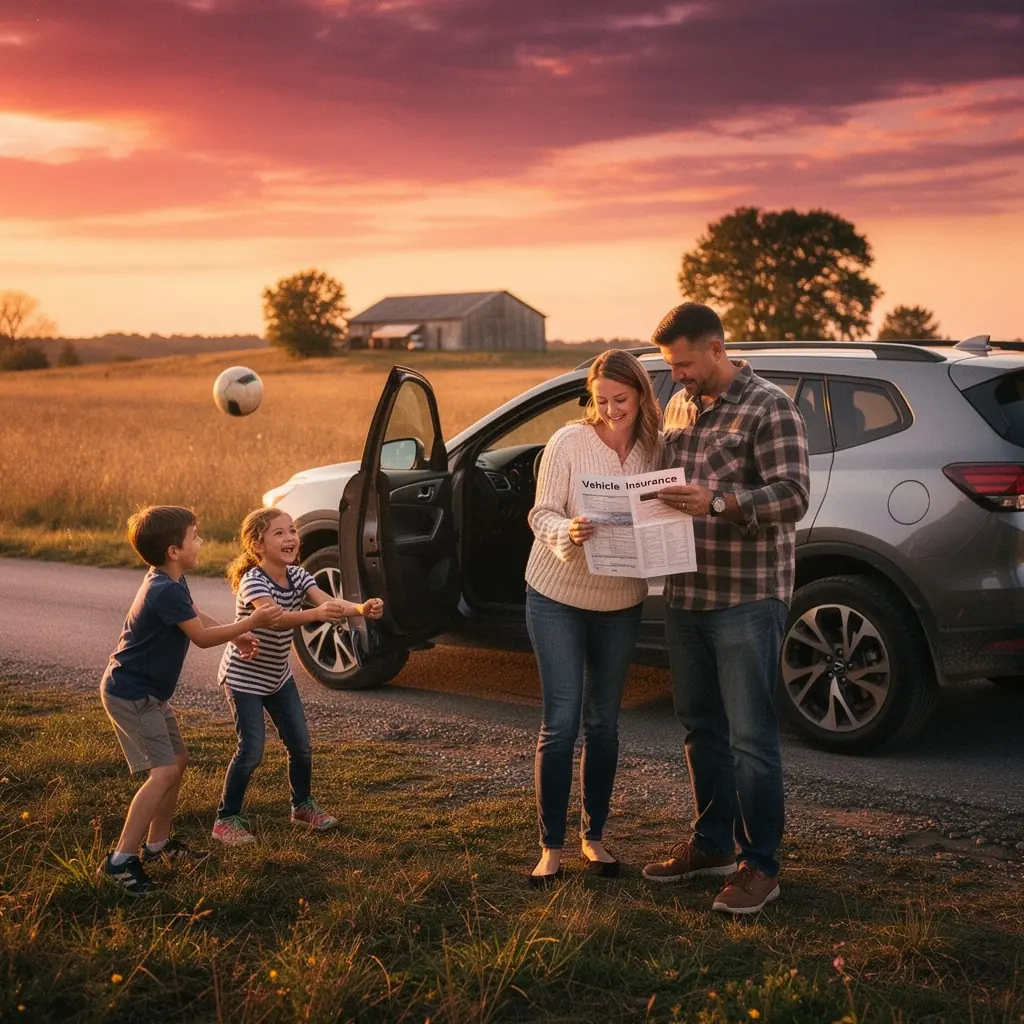 Klient rozważający różne opcje rat dla ubezpieczenia samochodu.