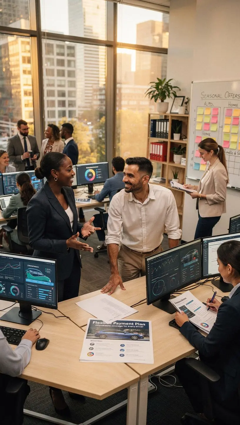 Plan ubezpieczenia pojazdu z elastycznymi warunkami płatności.